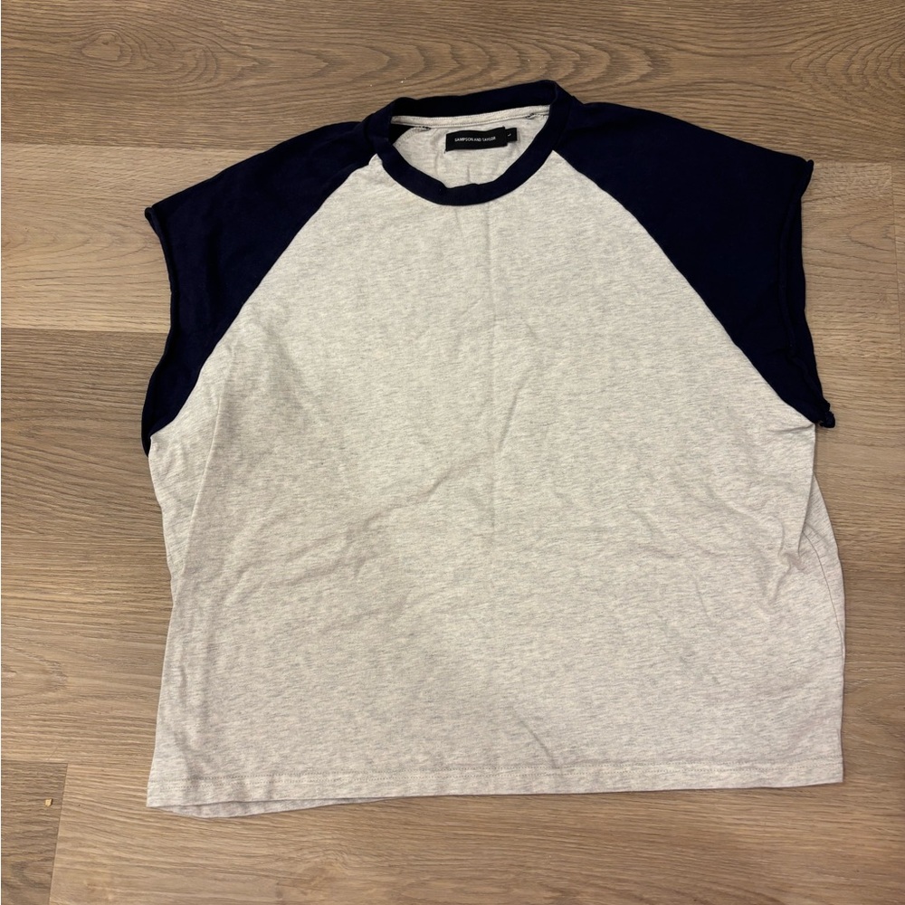 SAMPSON AND‎ TAYLOR COLOR BLOCK TOP